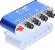 ZHINIAN 3.5mm Audio Mixer Stereo Audio Mixer 4 Input to 1 Output Individually Controls Sound Mixing Tool Headphones Amplifier
