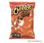 5 pc Planar Resin Flatback Hair Bow Center 1119410 Cheetos Cheese Puffs