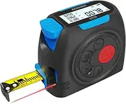 3 in 1 Digital Tape Measure, MiLESEEY 40 M Laser Measure Device & 16Ft Measuring Tape with Instant Digital Readout, Ft/Ft+in/in/M and Pythagorean Mode, Measure Distance, Area and Volume
