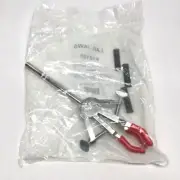 Ace Glass 11064-13 Lab Extension Clamp 3-Prong, Dual Adjustment, Rubber Coated