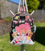 Loungefly A Very Merry Unbirthday Alice in Wonderland Tea Party Backpack Disney