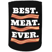 Alcohol Stubby Holder - Best Meat Ever - Funny Novelty Birthday Gift Joke Beer Can Bottle Coolie