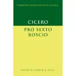 CICERO: PRO SEXTO ROSCIO