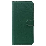 MCC Folio Case iPhone 13 Pro Leather Cover Photo Apple Phone 13Pro [Dark Green]