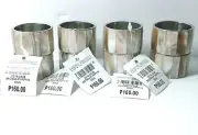 Vintage NAPKIN Holders Mother Of Pearl / New With Tags lot of 8