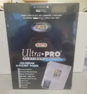 100 ULTRA PRO PLATINUM 9-POCKET Card Pages Sheets Protectors 1 box