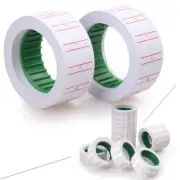 10x 31mm 10x Rolls White Price Label Paper Tag Tagging for MX-5500 Labeller Gun