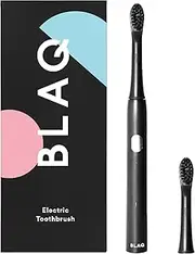 BLAQ Sonic Toothbrush Rechargeable Lightweight IPX7 Waterproof Extra Long Battery Life