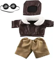 Aviator / Pilot Outfit with Googles - 16inch/40cm - Teddy Bear Clothes fits Build a Bear