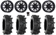 MSA ThunderLips 14" Wheels Black 28" MT410 Tires RZR XP 1000 / PRO XP