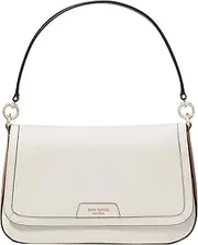 [Kate Spade New York] Hudson Colorblocked Pebbled Leather Flap Shoulder Bag