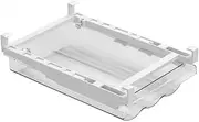 Drawer Type Transparent Storage Box Slide Rail Design Durable Anti-Drop Refrigerator Drawer Type Egg Fresh-Keeping Box