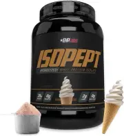 ISOPEPT Hydrolyzed Whey Protein Powder - 100% Whey Protein Isolate & Hydrolys...