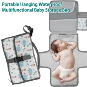 Baby Diaper Changing Pad Large Capacity Nappy Changing Mat with Wipe xiazV