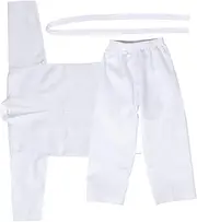 [GAROZATION] 1 Set Durable Karate Uniform for Adults Teens Breathable Training Clothes with Quick Drying Comfortable Judogi Costume for Active