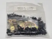 Bulk Zims 6mm Black Half Round Plastic Safety Eyes Noses Amigurumi Craft Doll