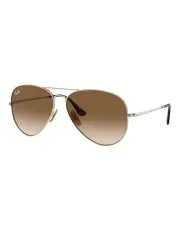 [Ray-Ban] Aviator Titanium Sunglasses in Gold