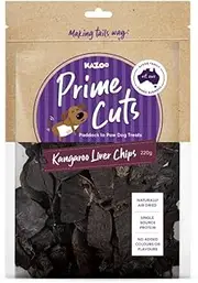 Kazoo Prime Cuts Kangaroo Liver Chips - 220g