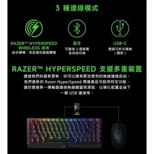 Razer BlackWidow V3 Mini HyperSpeed 65% 黑寡婦蜘鍵盤 無線電競鍵盤 英文