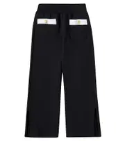 [Balmain Kids] Balmain Kids Logo cotton jersey sweatpants Y 8 black