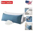 Rejuvenating Shredded Memory Foam Body Pillow - Washable, Fluffy Support