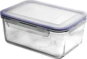 Glasslock Tempered Glass Rectangular Food Container, 1870 ml Capacity, Clear, MCRB-190