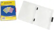 12x A4 File Case Paper Document Storage Office Plastic Folders Box Organiser