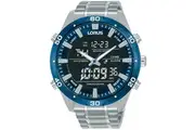 Lorus RW647AX9 Black Dial Silver Stainless Steel Unisex Watch
