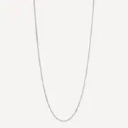 Cuban Men's Silver Chain Necklace 2.1mm
