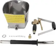 Respicefinem Pneumatic Spray Gun Multifunctional for Cement Mortar Internal and External Wall Spraying Stainless Steel and Brass Construction with 4 Spray Holes Working Pressure 4