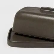 Project 62 Stoneware Tilley Butter Dish (Dark Brown)