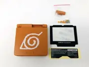 GBA SP Game Boy Advance SP Replacement Housing Shell Screen Lens Naruto Orange