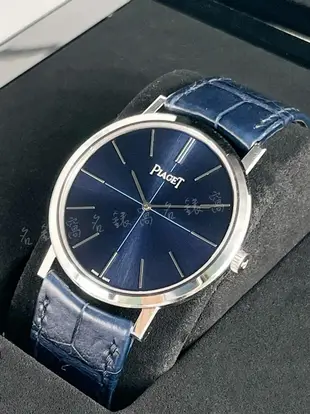 【現貨】Piaget 伯爵 G0A42107 Altiplano 60週年紀念款 18K白金錶殼 藍色錶盤 限量發行460顆