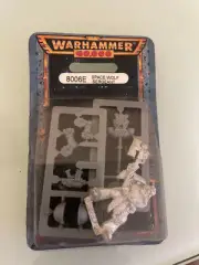 NIB- Space Wolf Sergeant - Warhammer 40k OOP Metal