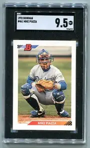 1992 Bowman Mike Piazza RC #461 SGC 9.5 MINT+ HOF