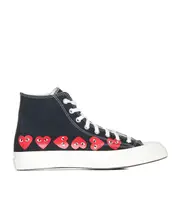 Comme des Garçons Play X Converse High-Top Sneakers 12,UK9,UK8,UK11,UK5.5,UK7,UK8.5,7,UK6,8,UK5,9,8.5 White
