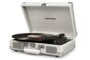Crosley Cruiser Bluetooth Portable Turntable (White Sands)