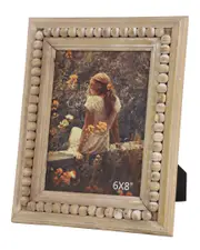 Peyton Lane Light Brown Wood Bohemian Photo Frame
