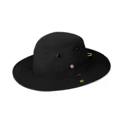 Tilley TWS1 All-Weather Hat, Black/Black, 7 5/8