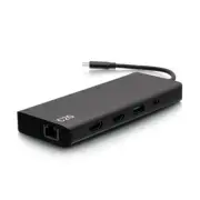 USB-C® 9-in-1 Dual Display Docking Station w/60W Power Supply, HDMI®...-C2G