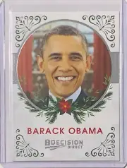 BARACK OBAMA 2020 DECISION DIRECT HOLIDAY POLITICAL SILVER CARD ONLY 500 MADE