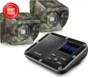 Wireless Driveway Alarm System 1800 Ft Motion Sensor Rechargeable Weatherproof