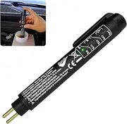 Car Brake Fluid Test Pen, Hydraulic Oil Moisture Analyzer Troubleshooter with 5 Led Indicators, Diagnostic Testing Tool for DOT3 DOT4 DOT5.1 Brake Fluid