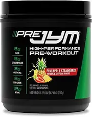 JYM Supplement Science Pre Jym Pineapple Strawberry, 30 Servings (Pack of 1), Pineapple Strawberry, 30 Count (PRE30PS300)