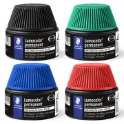Staedtler Lumocolor Refill Station 488 Black Blue Red for Permanent 350 352