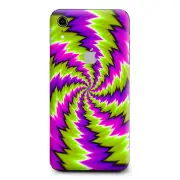 Skins Decal Wrap for Apple iPhone XR - Psychedelic Moving Swirls