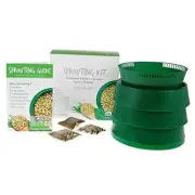 Complete Sprouting Kit | "Sprout Garden" 3 Tray Sprouter, SG.52 | BPA Free