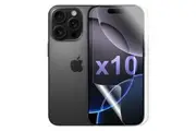 10 Pack Soft PET Film Screen Protector Guard for Apple iPhone 16 PRO Front Bulk
