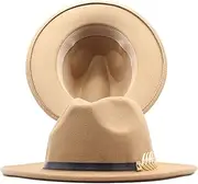 [Generic] Cm Punk Hat Hat Panama Classic Womens Hat Belt Floppy Fedora Wide Baseball Caps Winter Baseball Caps for Boys