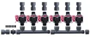 Hunter Dura 6 Zone Manifold Valve Kit PGV100-MM No Flow Control - Slip
